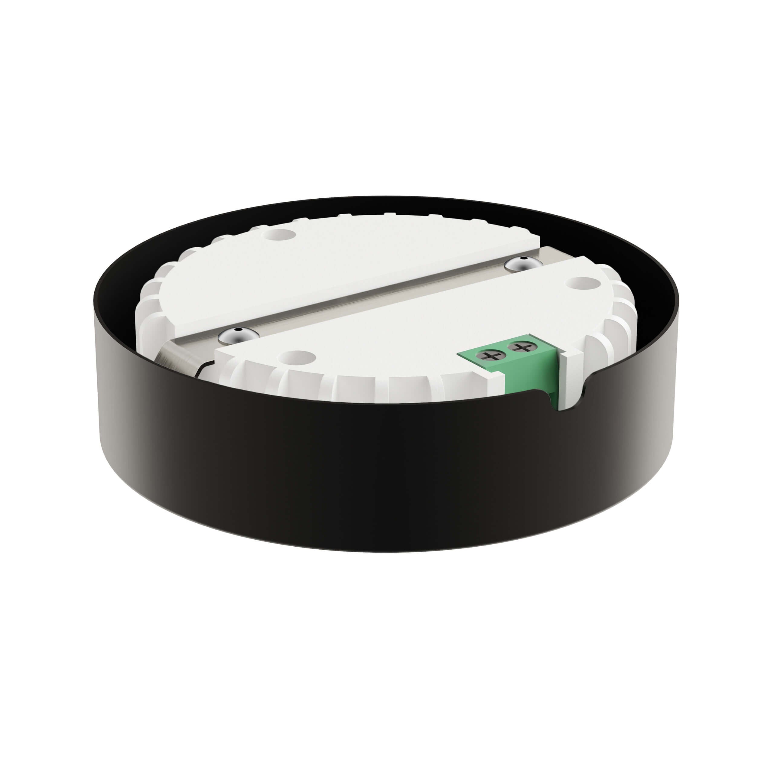 Puck 24v, surface mounted - Black