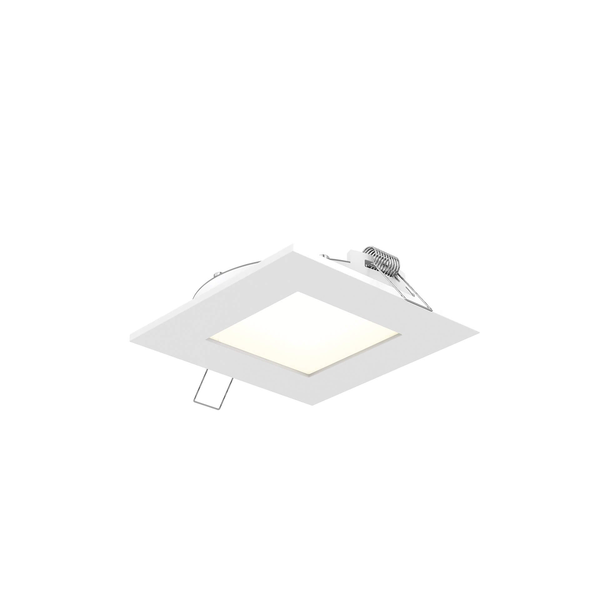 5004SQ-CC – Multi CCT Slim Square Recessed Panel Light – Blanc / White