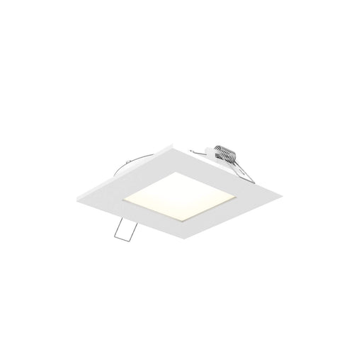 5004SQ-CC – Multi CCT Slim Square Recessed Panel Light – Blanc / White