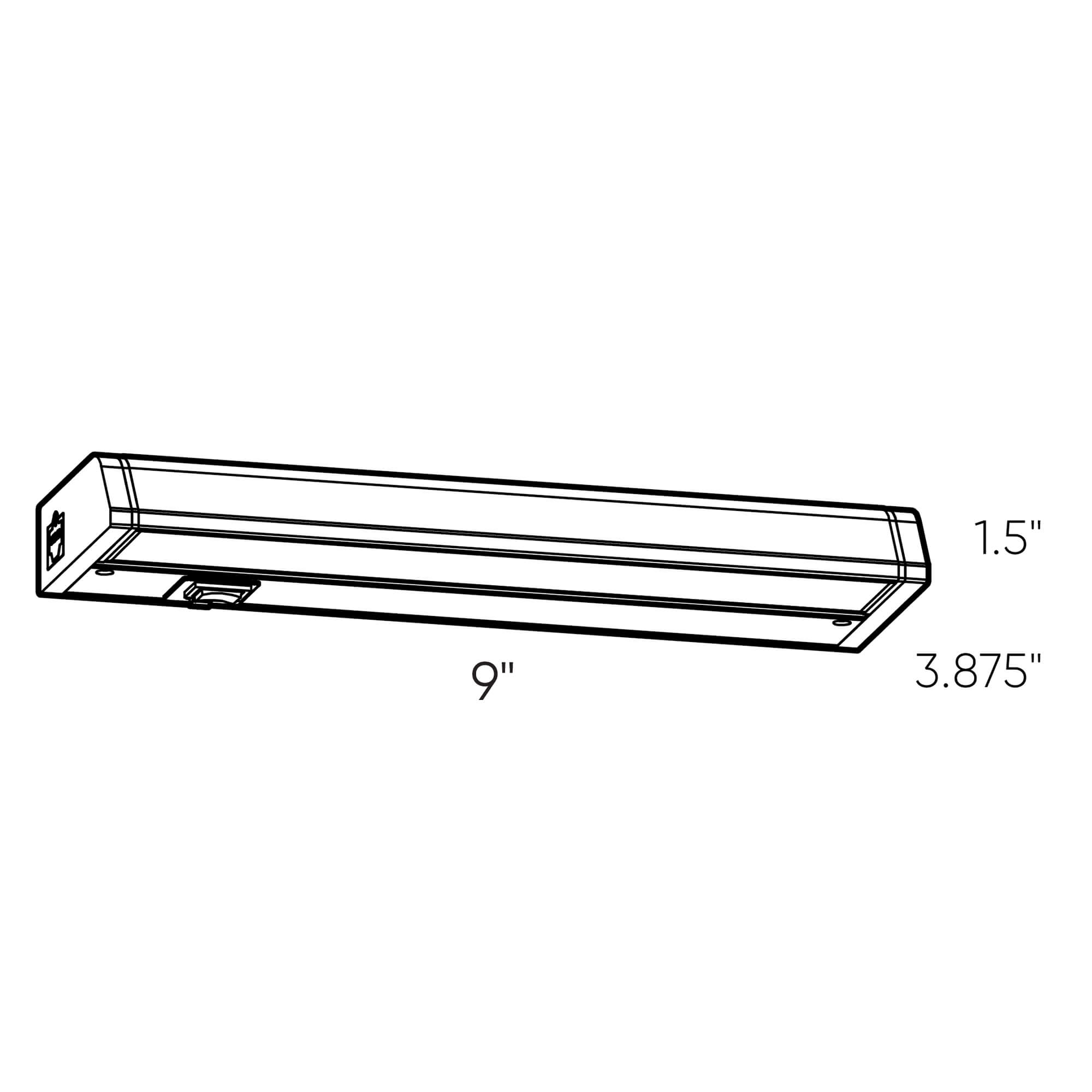 Multi CCT under cabinet linear with swivel lens