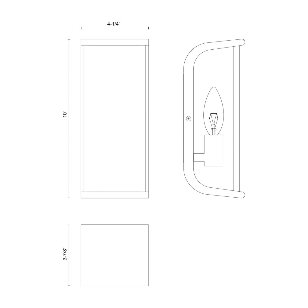 Abbott 10-in Wall/Vanity Light