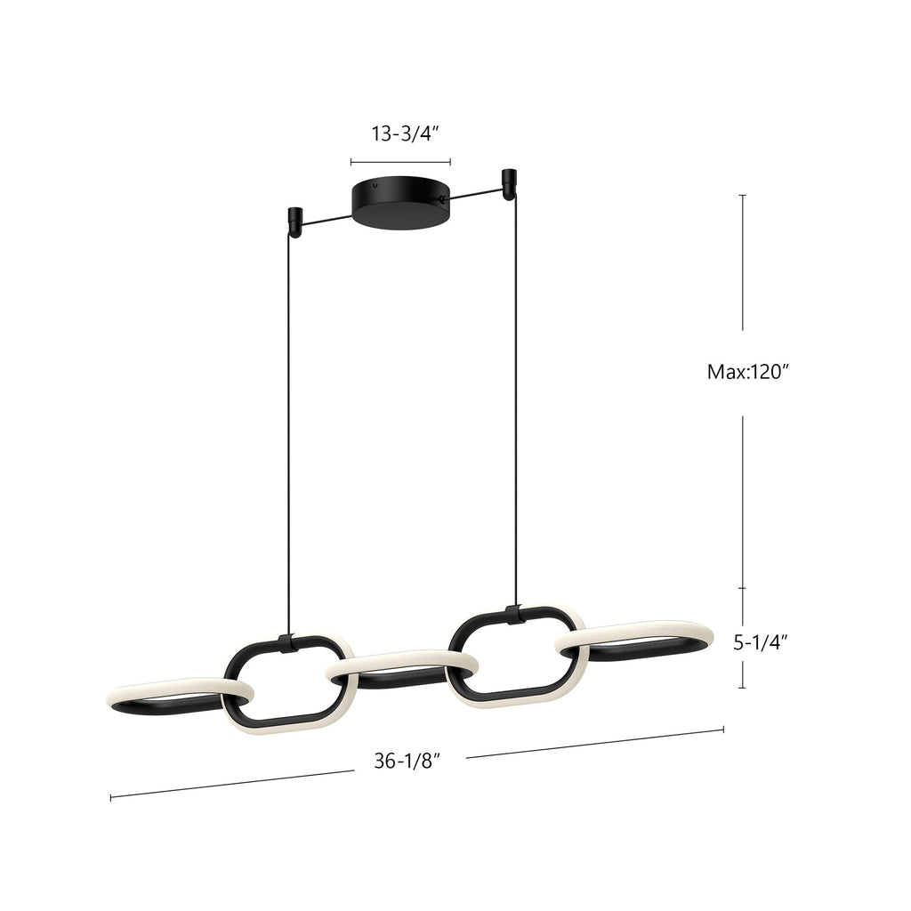 Airen 36-in Linear Pendant