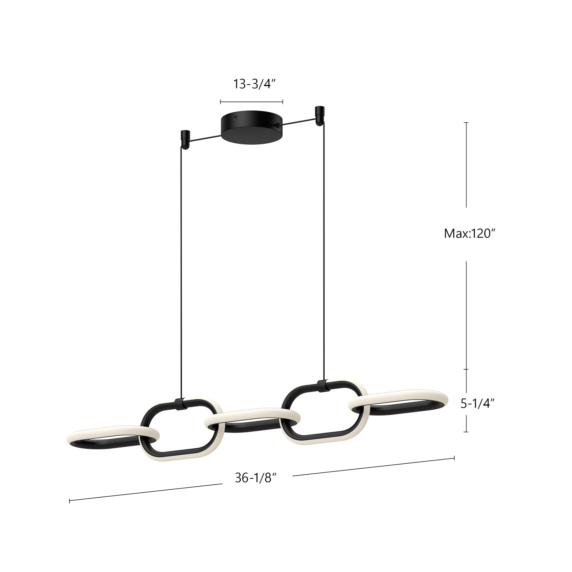 Airen 36-in Linear Pendant