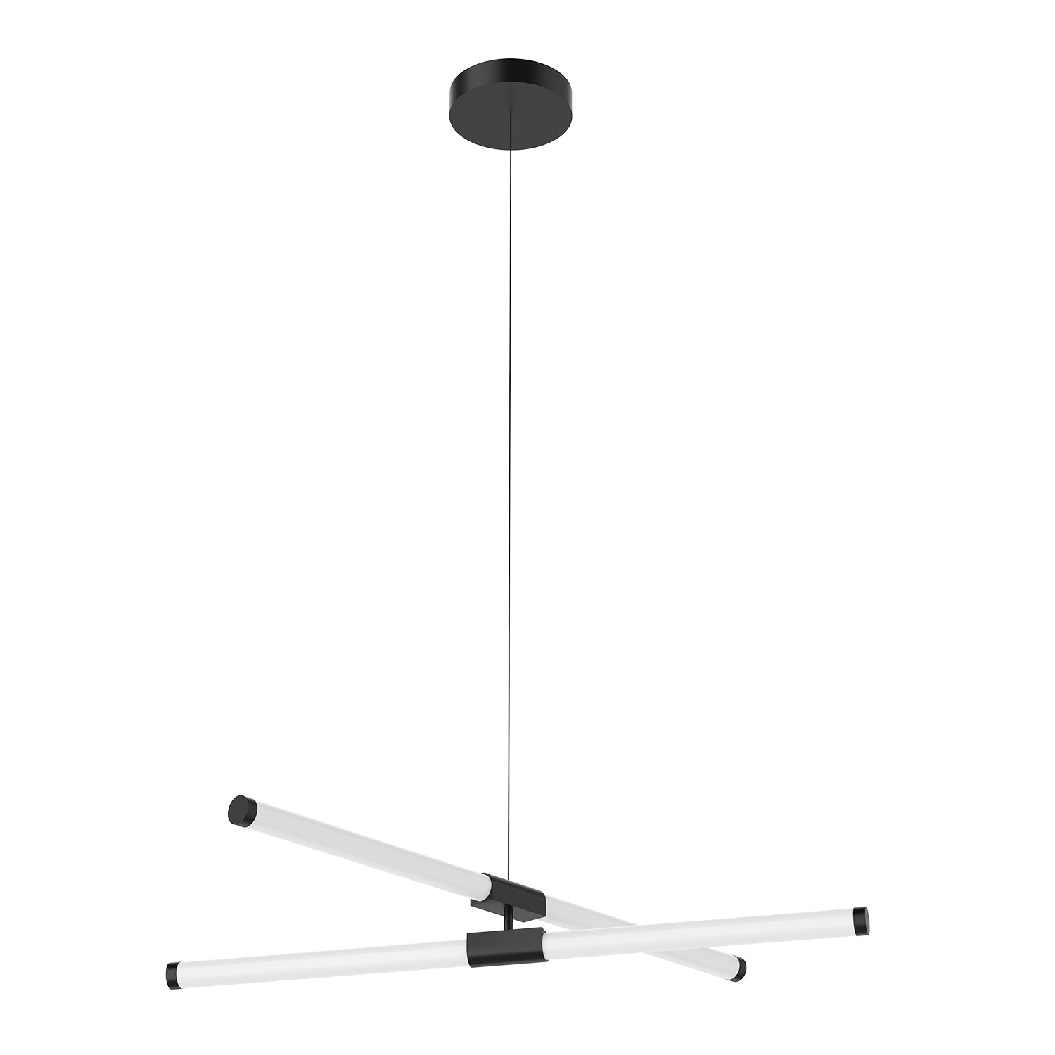 Akari 37-in Chandelier — Black