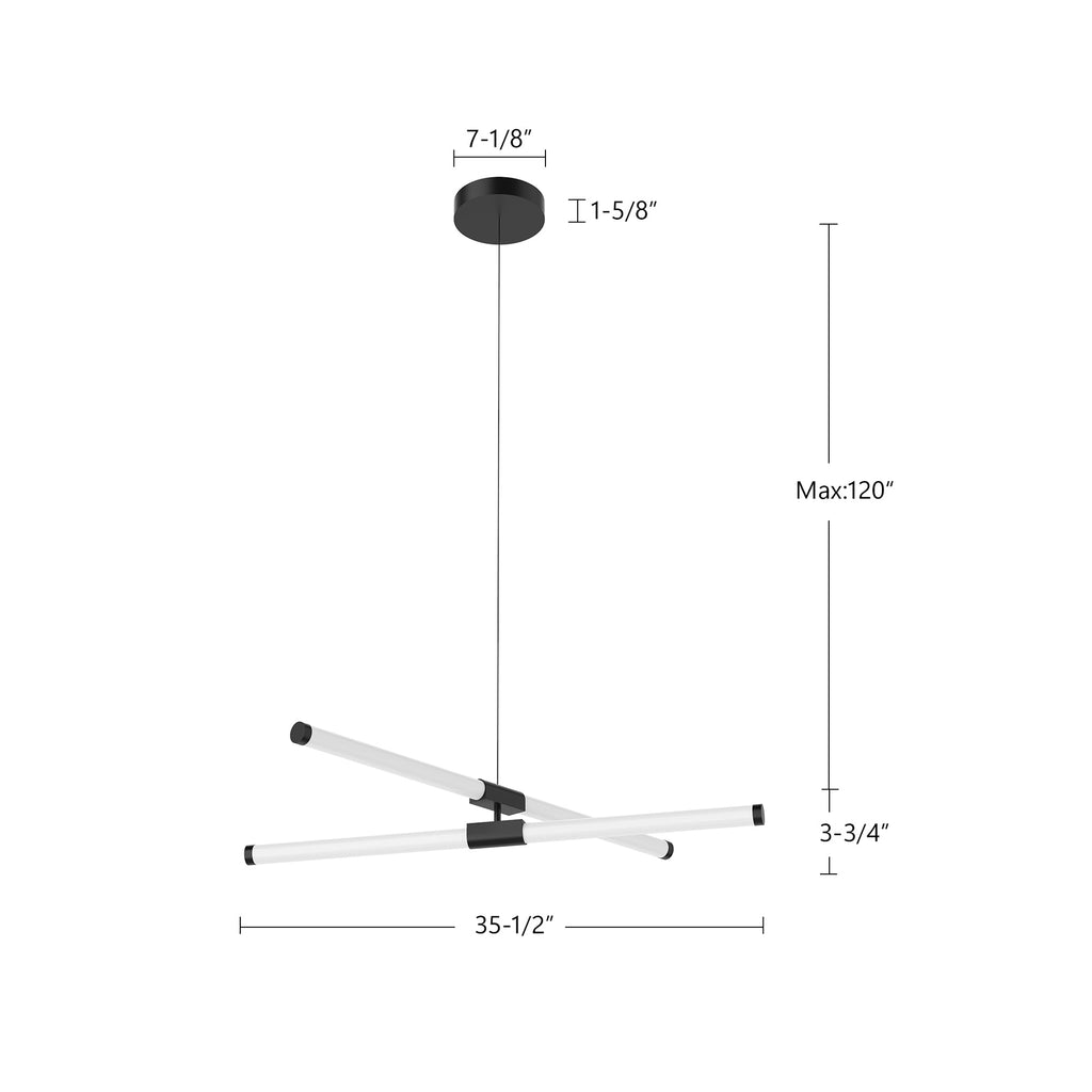 Akari 37-in Chandelier