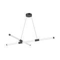 Akari 48-in Chandelier — Black [Universal Voltage and 0-10 Dimming]