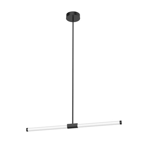Akari 37-in Linear Pendant — Black [Universal Voltage]