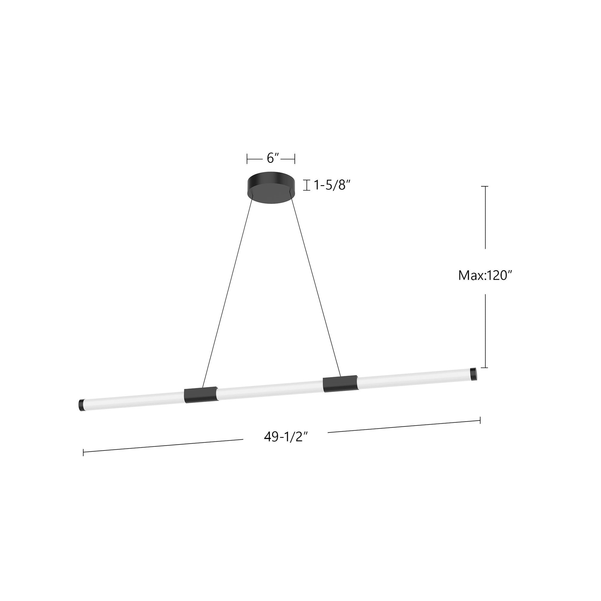 Akari 48-in Linear Pendant