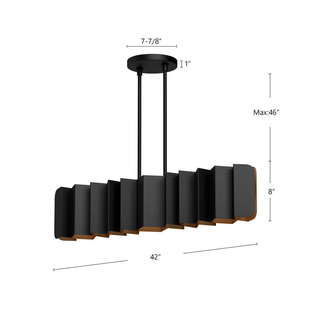 Akira 42-in Linear Pendant