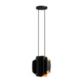 Akira 14-in Pendant — Black/Gold