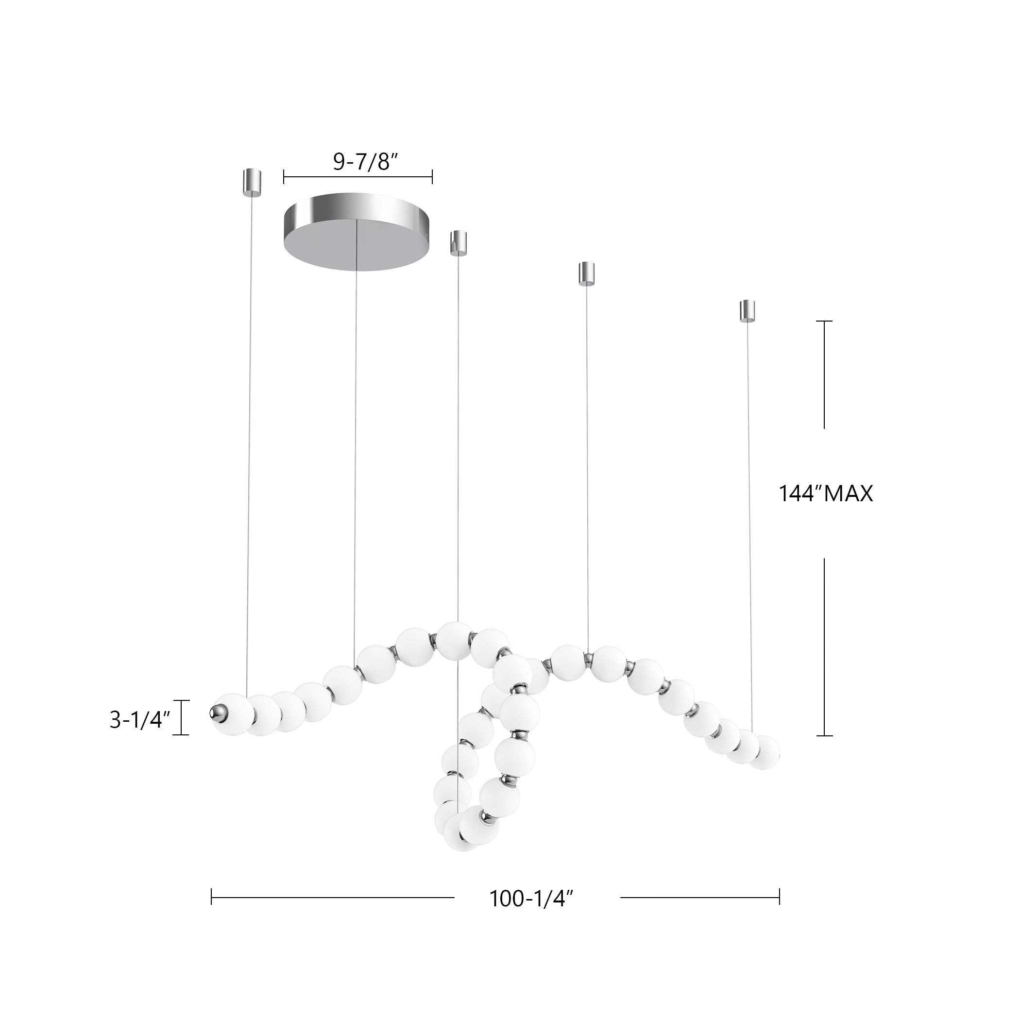 Akoya 29 Light Chandelier