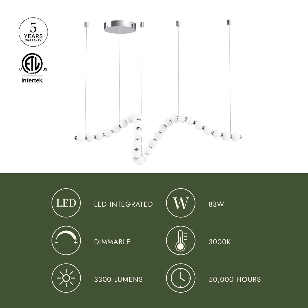 Akoya 29 Light Chandelier
