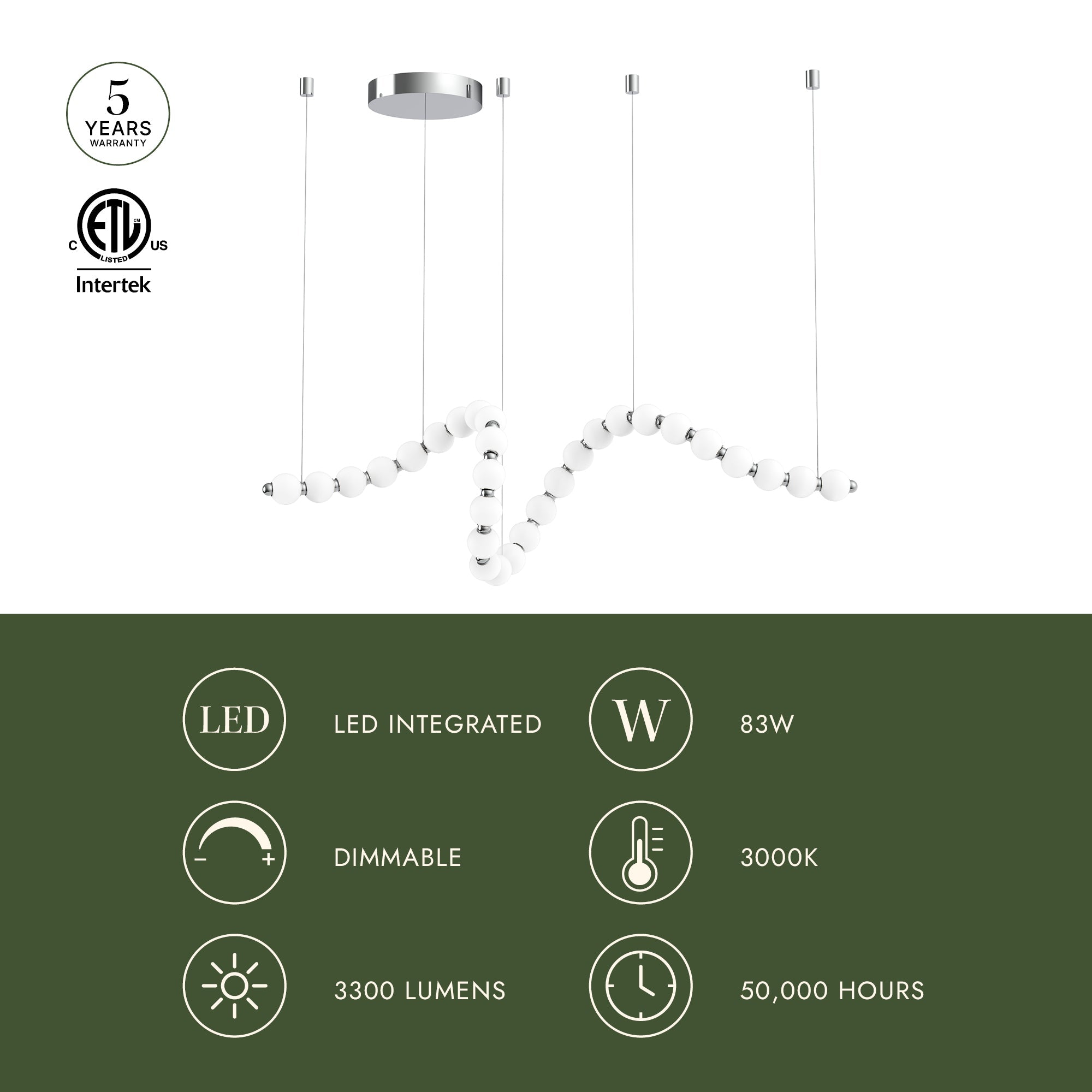 Akoya 29 Light Chandelier