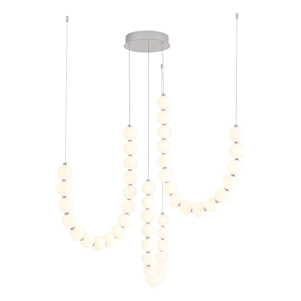 Akoya 54-in 3-Head Chandelier