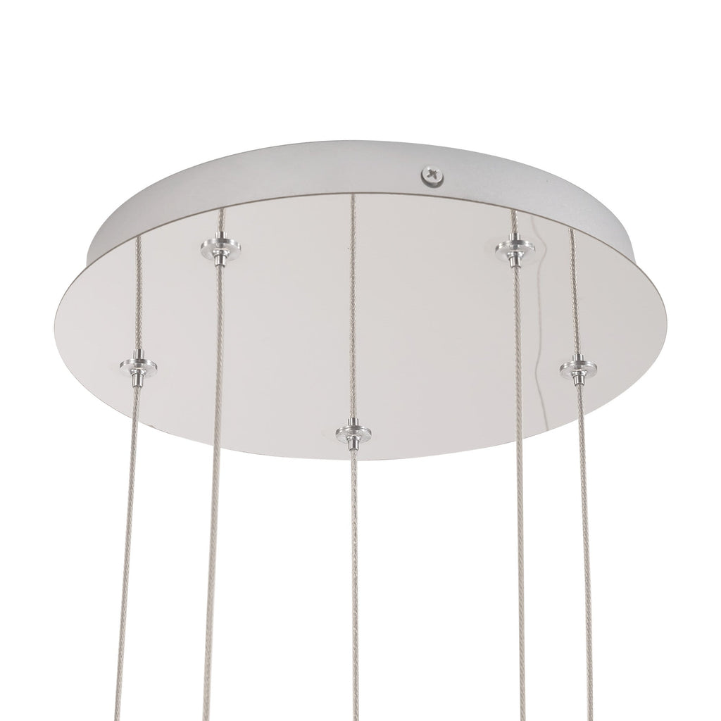 Akoya 54-in 5-Head Chandelier