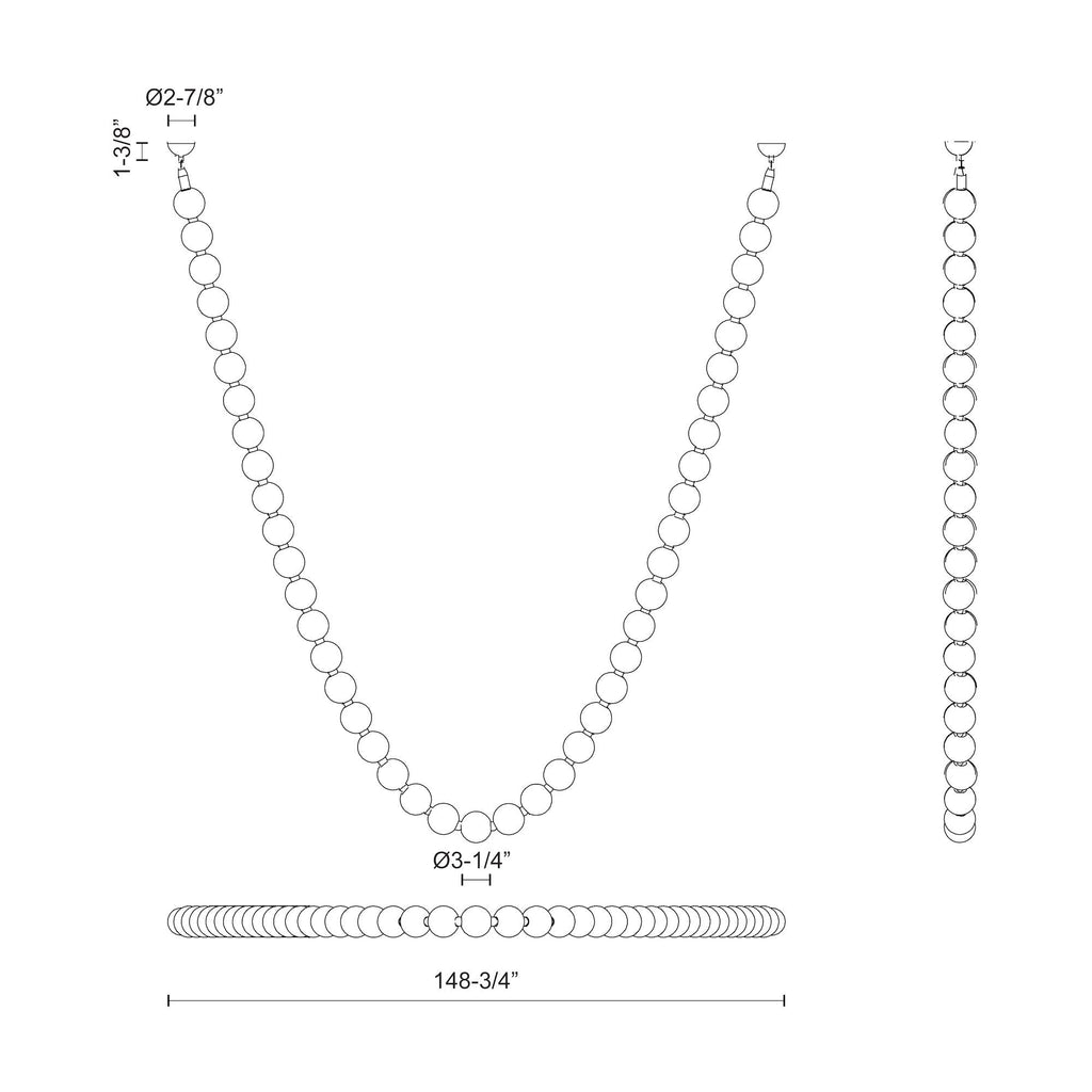 Akoya 12.5-ft Pendant
