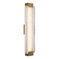 Alai 25-in Wall/Vanity Light — Vintage Brass/Ribbed Glass