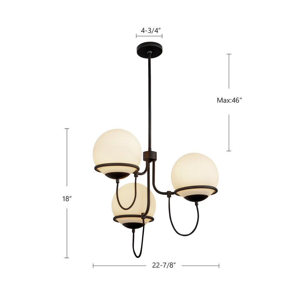 Alba 23-in Chandelier