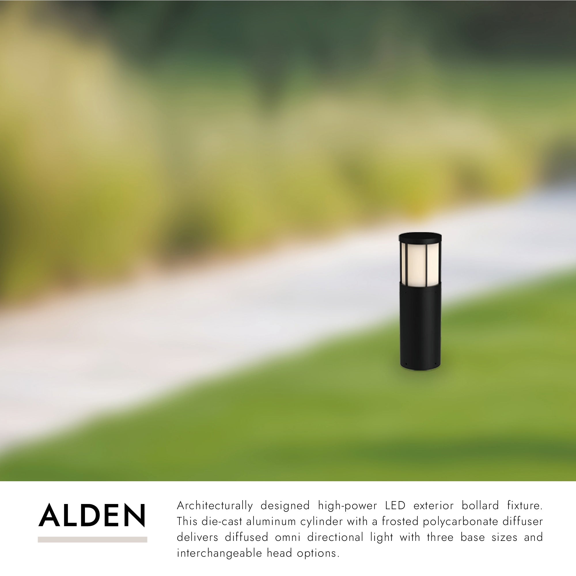 Alden 20-in Exterior Bollard