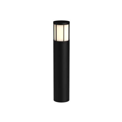 Alden 31-in Exterior Bollard — Black [Universal Voltage]