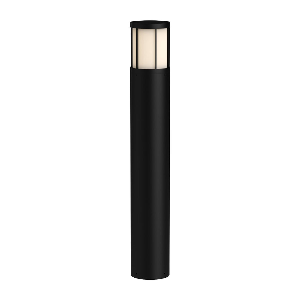 Alden 41-in Exterior Bollard — Black [Universal Voltage]