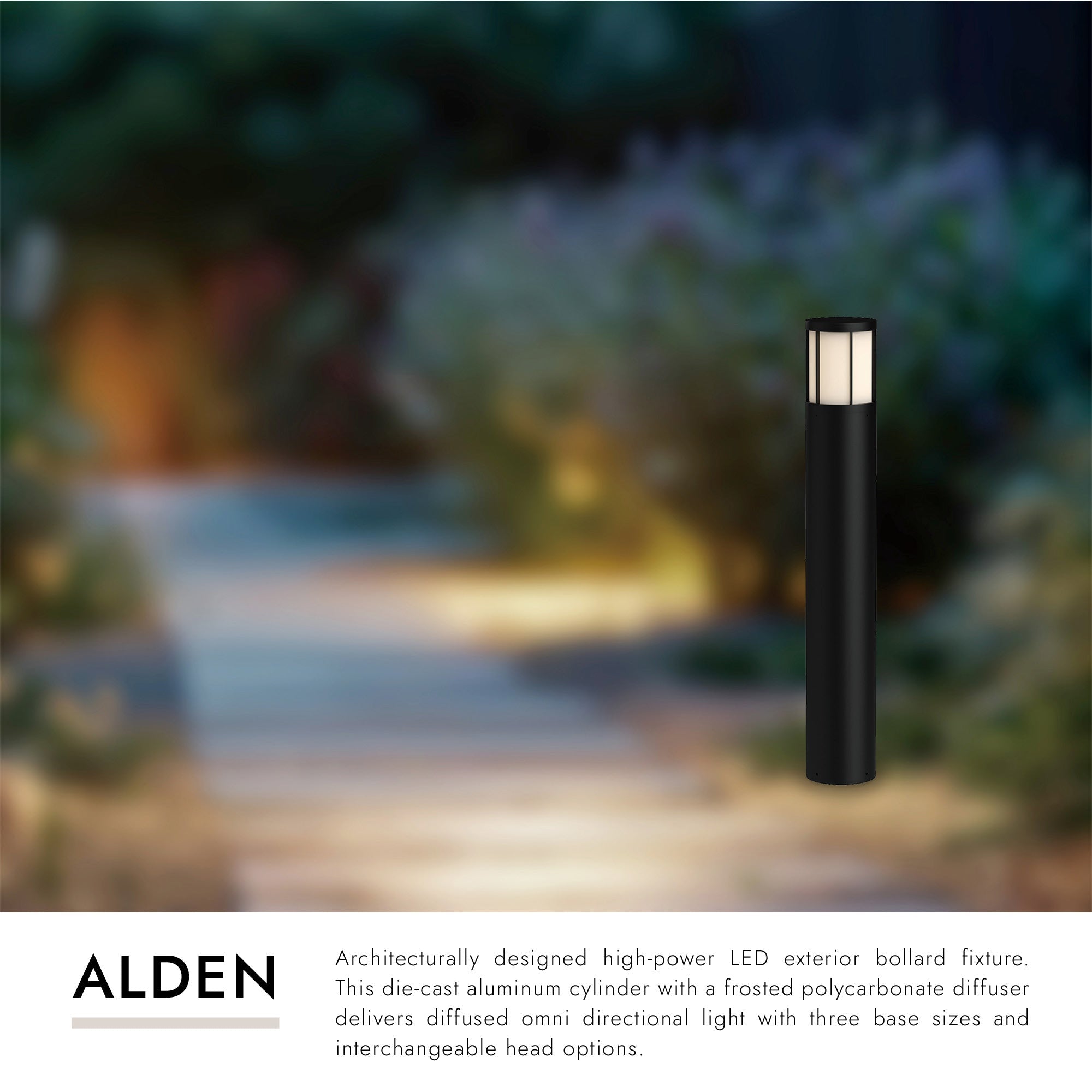 Alden 41-in Exterior Bollard