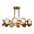 Alonso 50-in Chandelier — Vintage Brass [Universal Voltage]