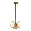 Alonso 13-in Pendant — Vintage Brass/Alabaster [Universal Voltage]