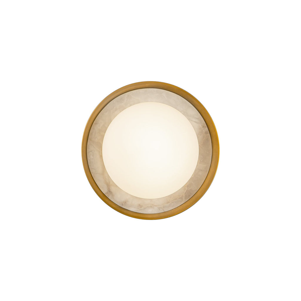 Alonso 8-in Wall/Vanity Light — Vintage Brass