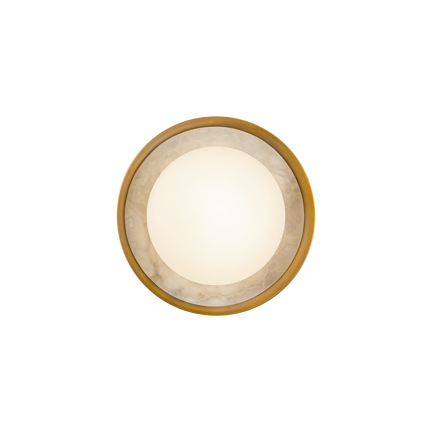 Alonso 8-in Wall/Vanity Light — Vintage Brass
