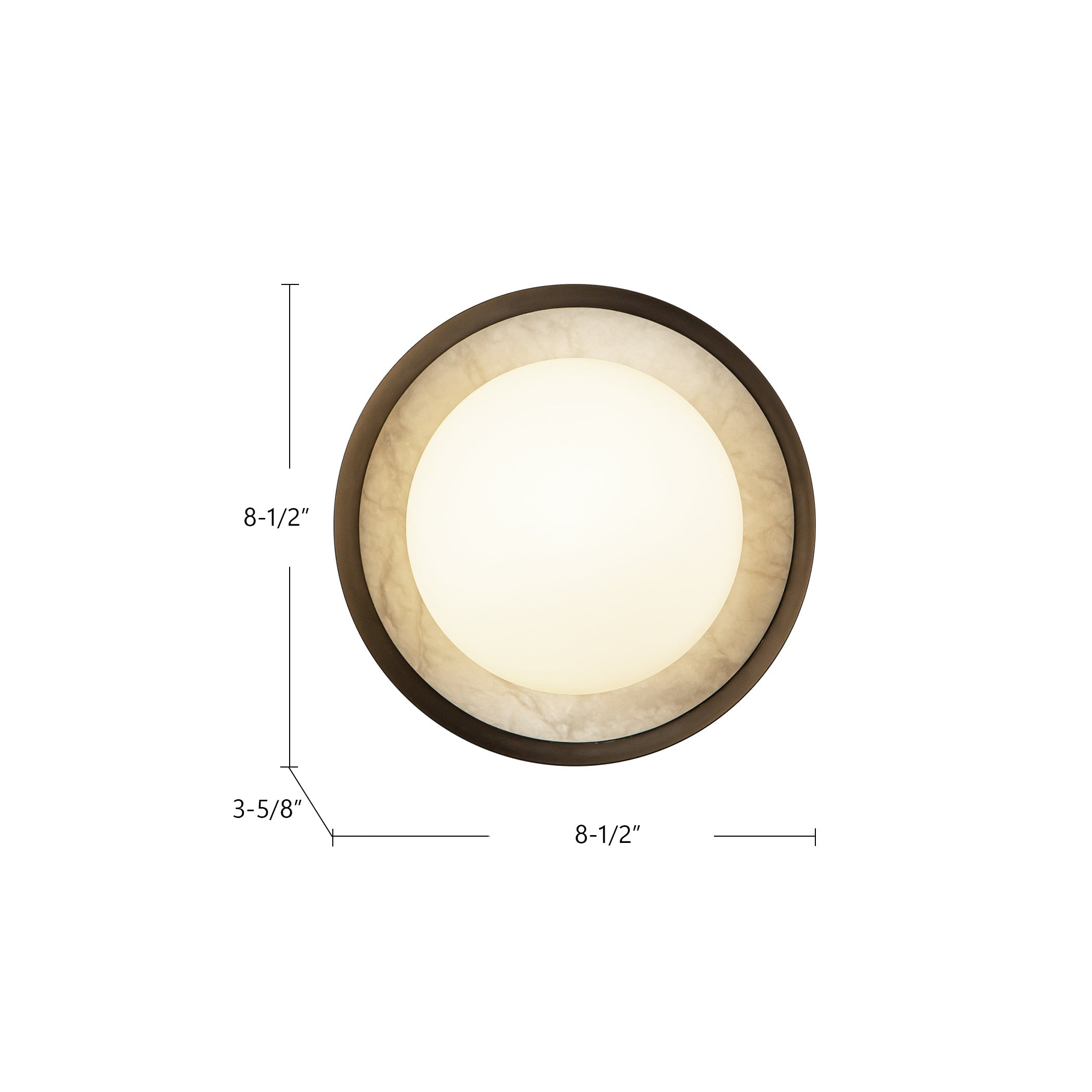 Alonso 8-in Wall/Vanity Light