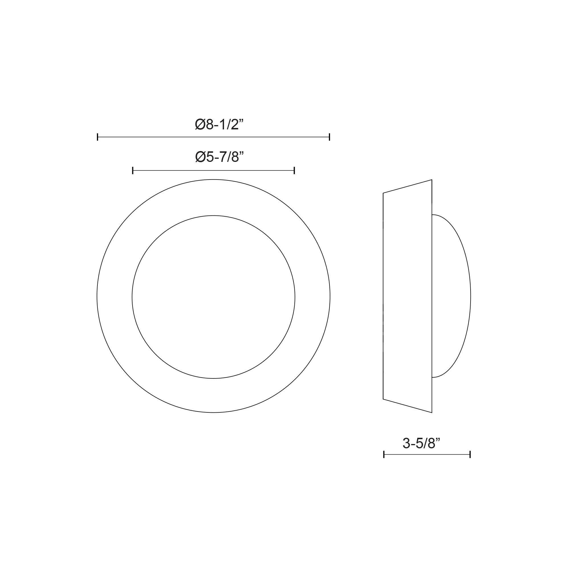 Alonso 8-in Wall/Vanity Light