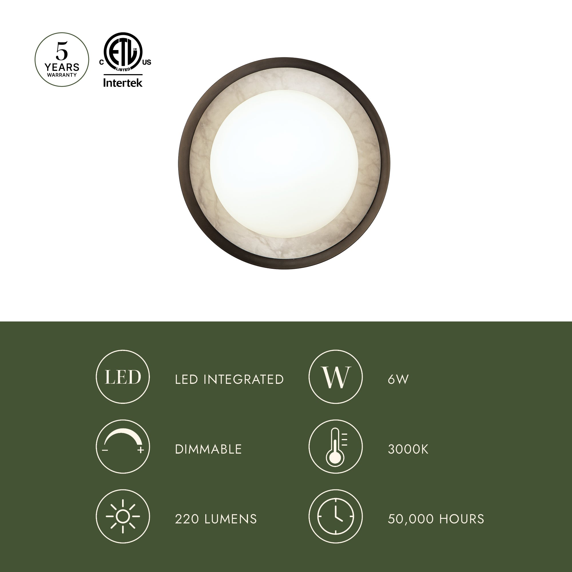 Alonso 8-in Wall/Vanity Light