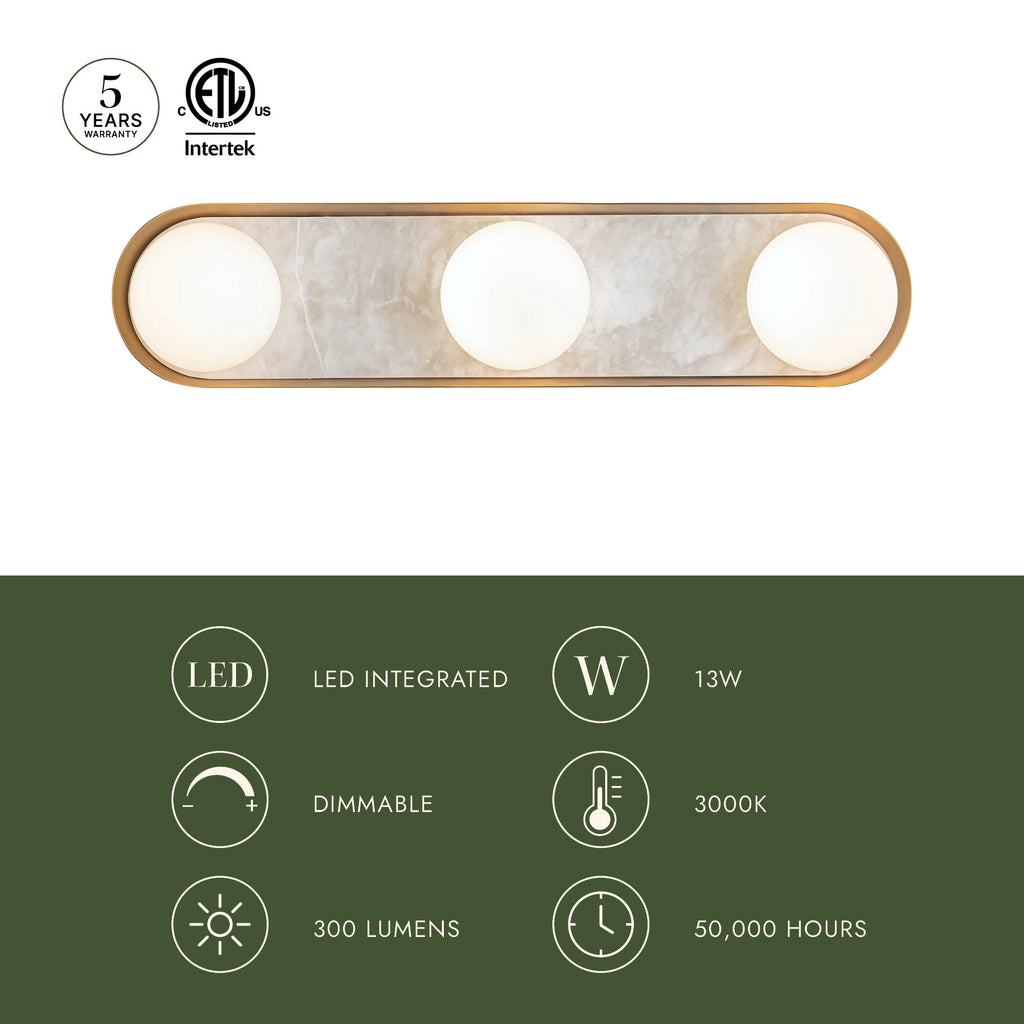 Alonso 23-in Wall/Vanity Light