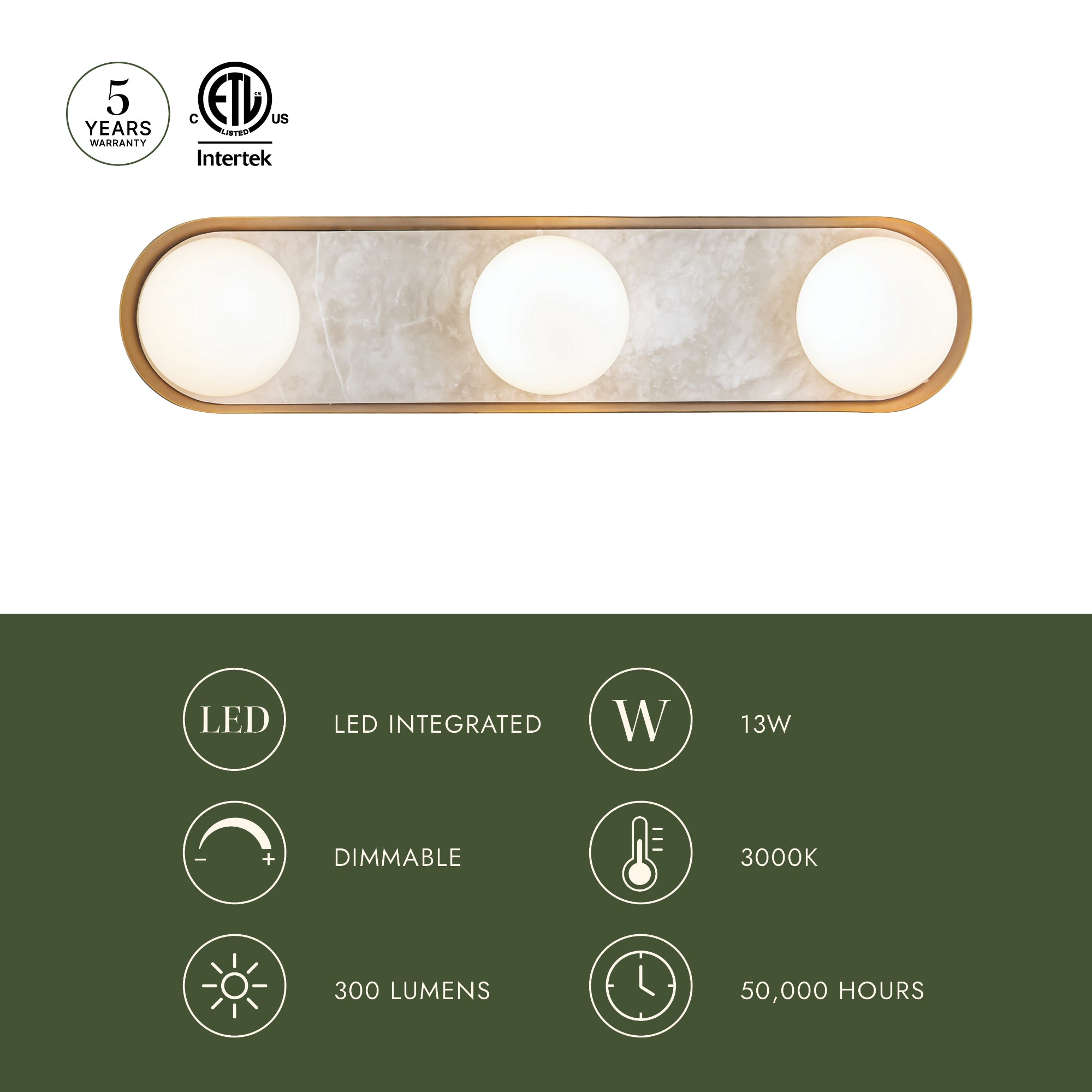Alonso 23-in Wall/Vanity Light