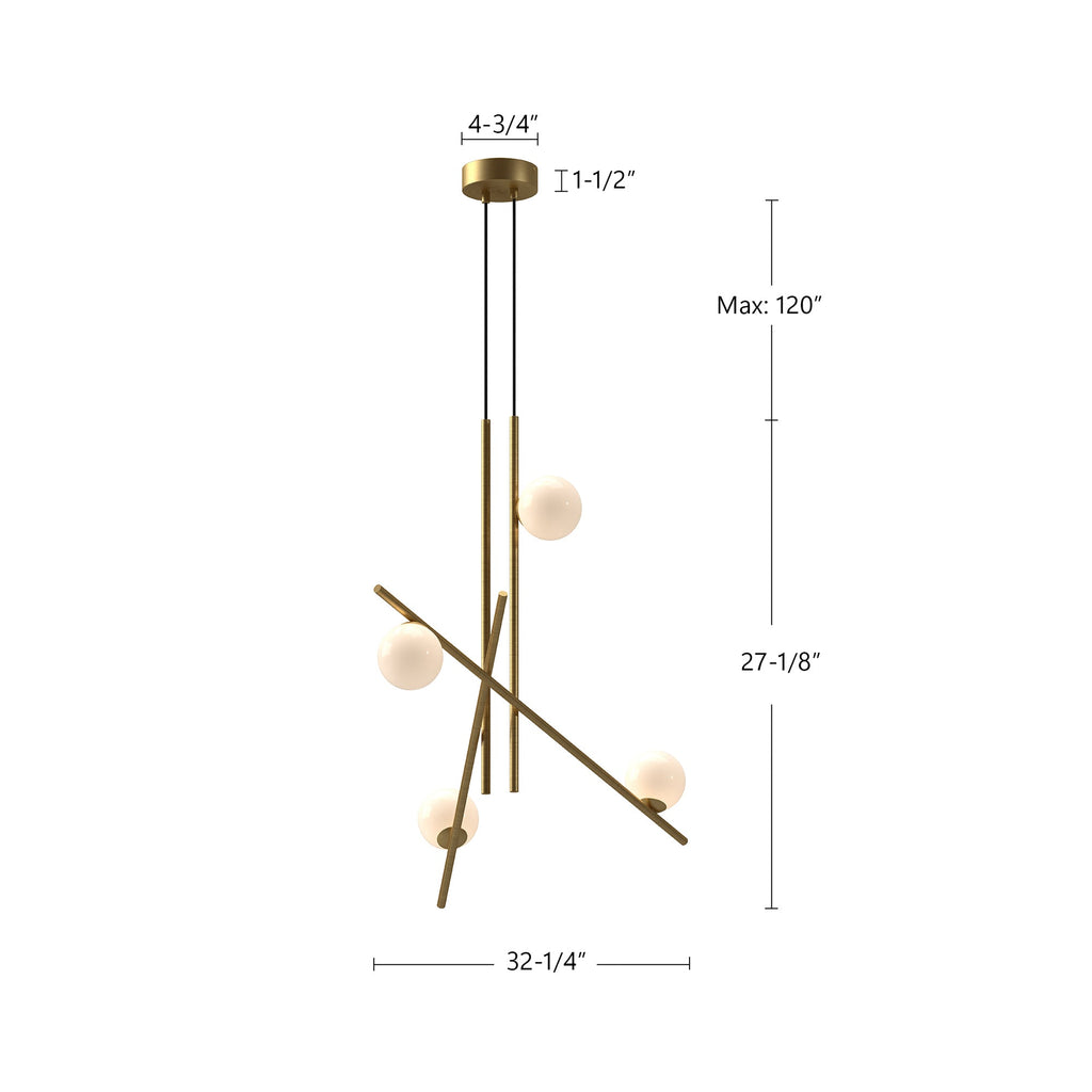 Amara 32-in Chandelier