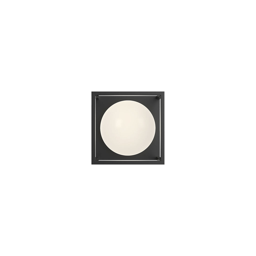 Amelia 6-in Exterior Wall Sconce — Black