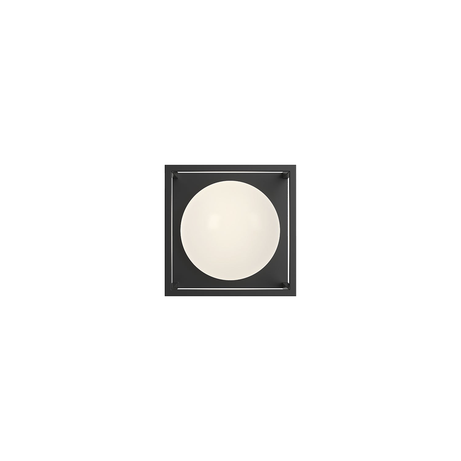Amelia 6-in Exterior Wall Sconce — Black