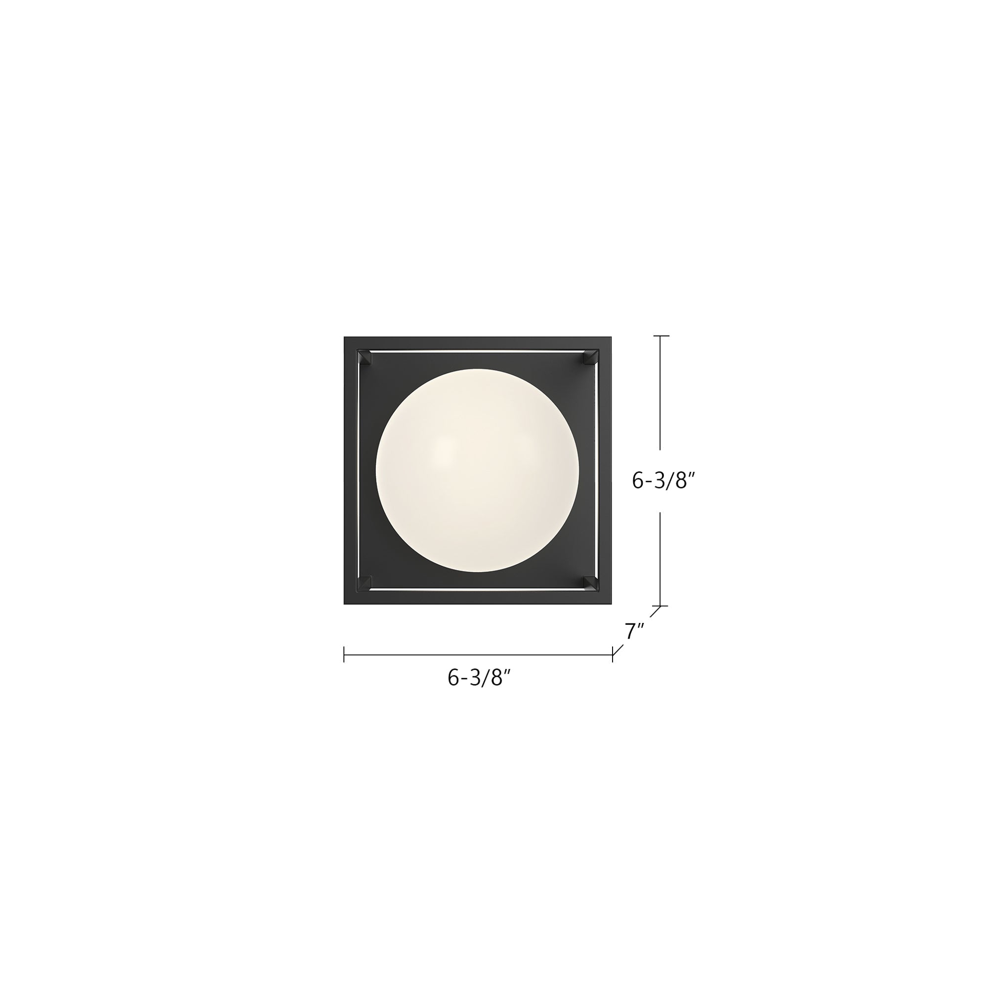 Amelia 6-in Exterior Wall Sconce
