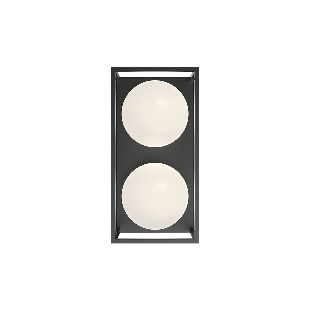 Amelia 13-in Exterior Wall Sconce — Black