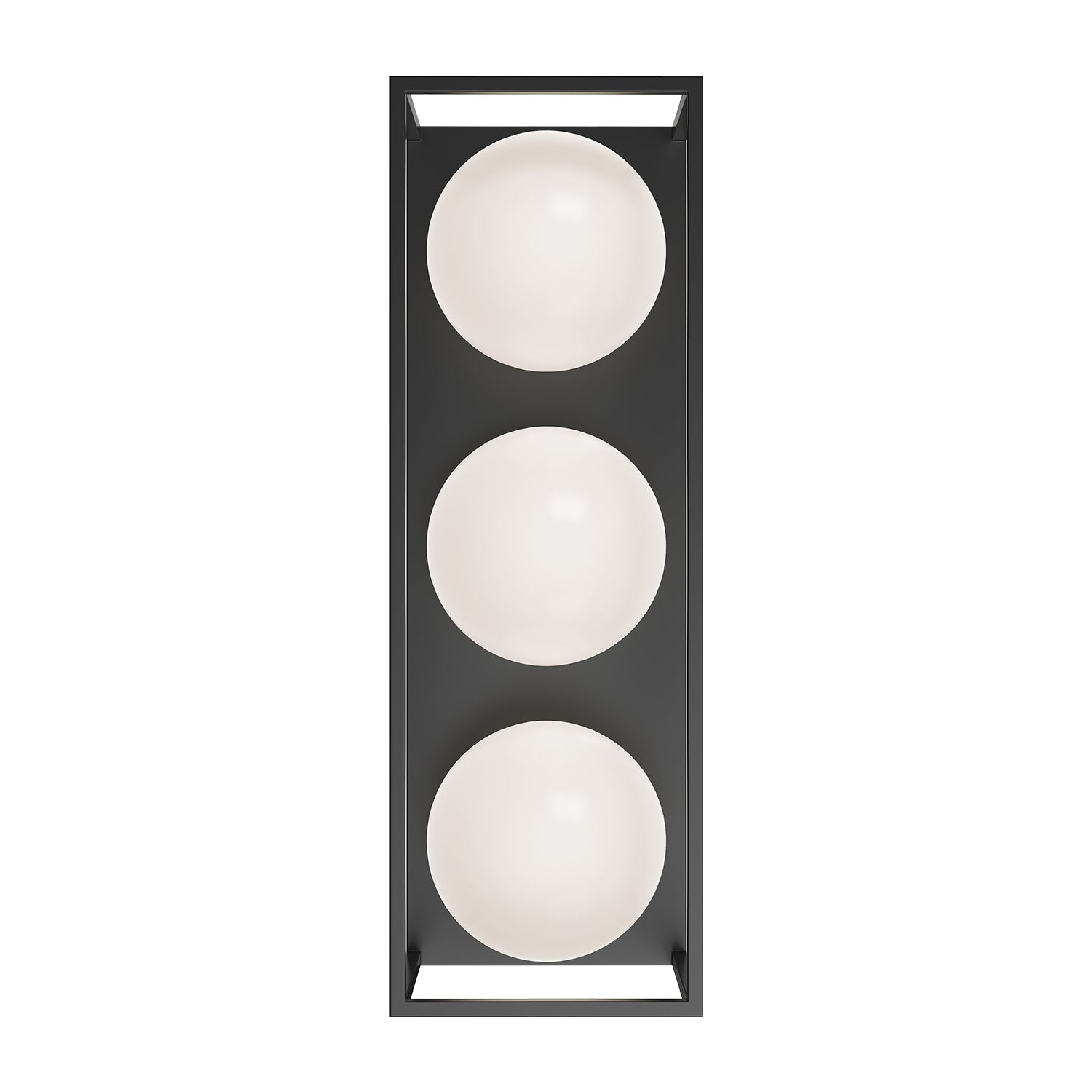 Amelia 19-in Exterior Wall Sconce — Black