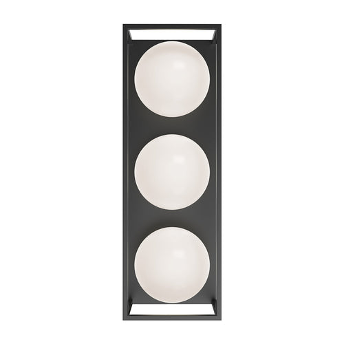 Amelia 19-in Exterior Wall Sconce — Black