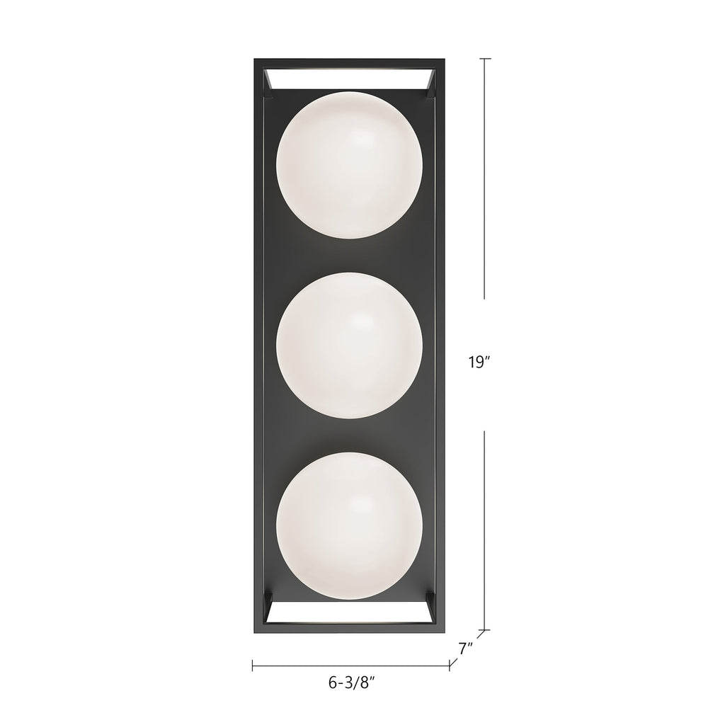 Amelia 19-in Exterior Wall Sconce