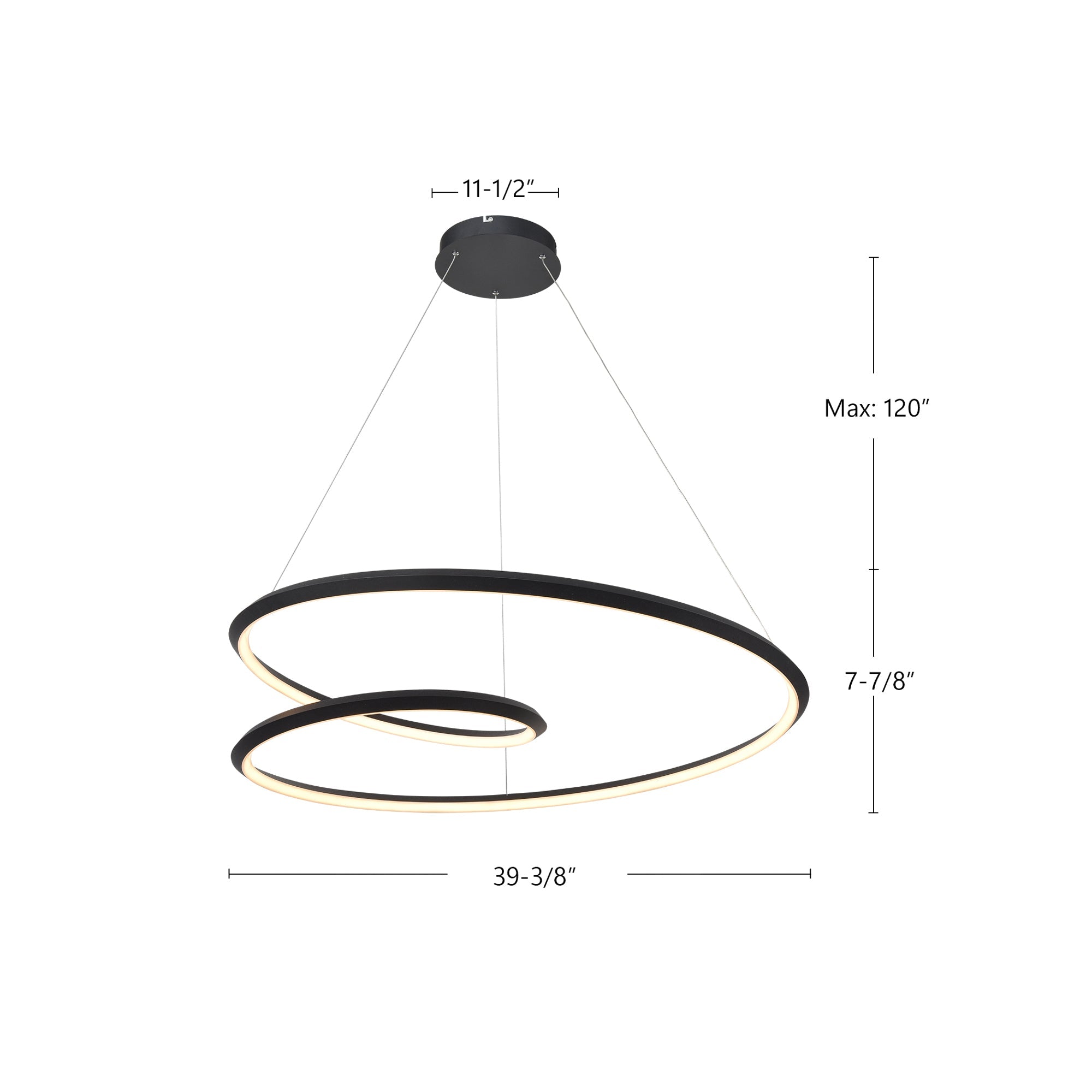 Ampersand 39-in Pendant