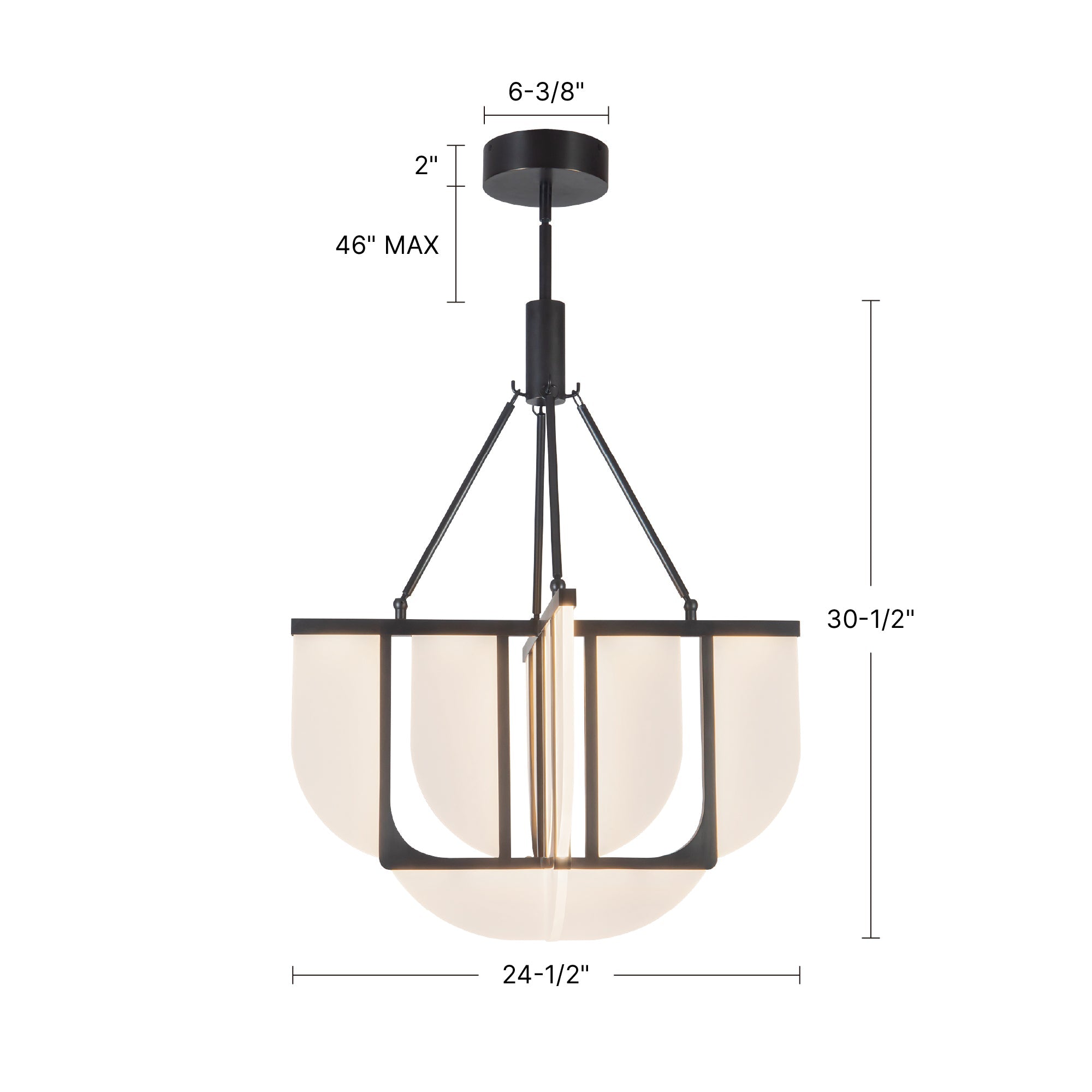 Anders 24-in Chandelier