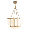 Anders 29-in Chandelier — Vintage Brass