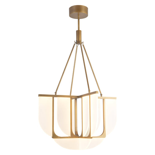 Anders 29-in Chandelier — Vintage Brass