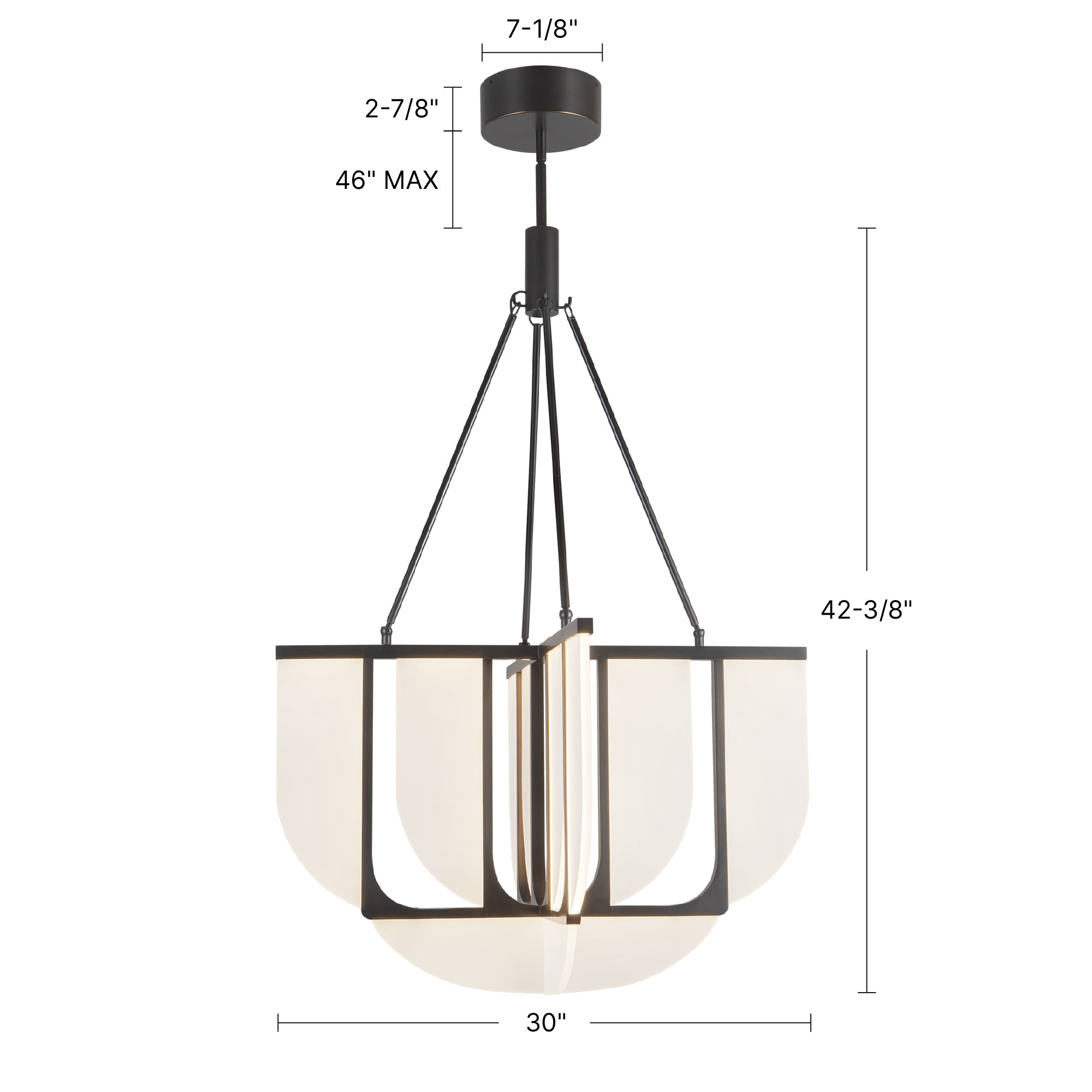 Anders 29-in Chandelier