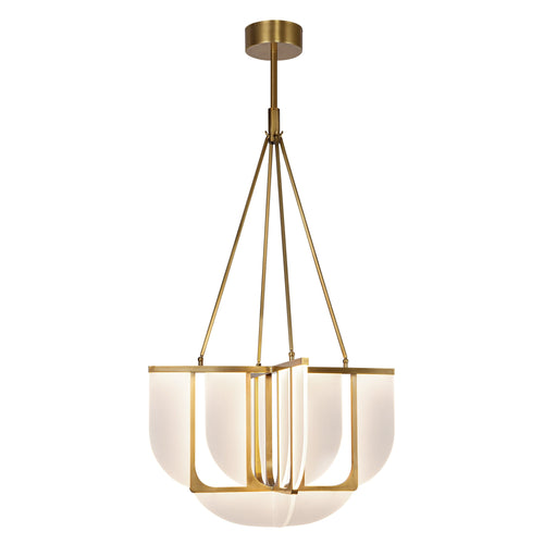 Anders 30-in Chandelier — Vintage Brass [Universal Voltage]