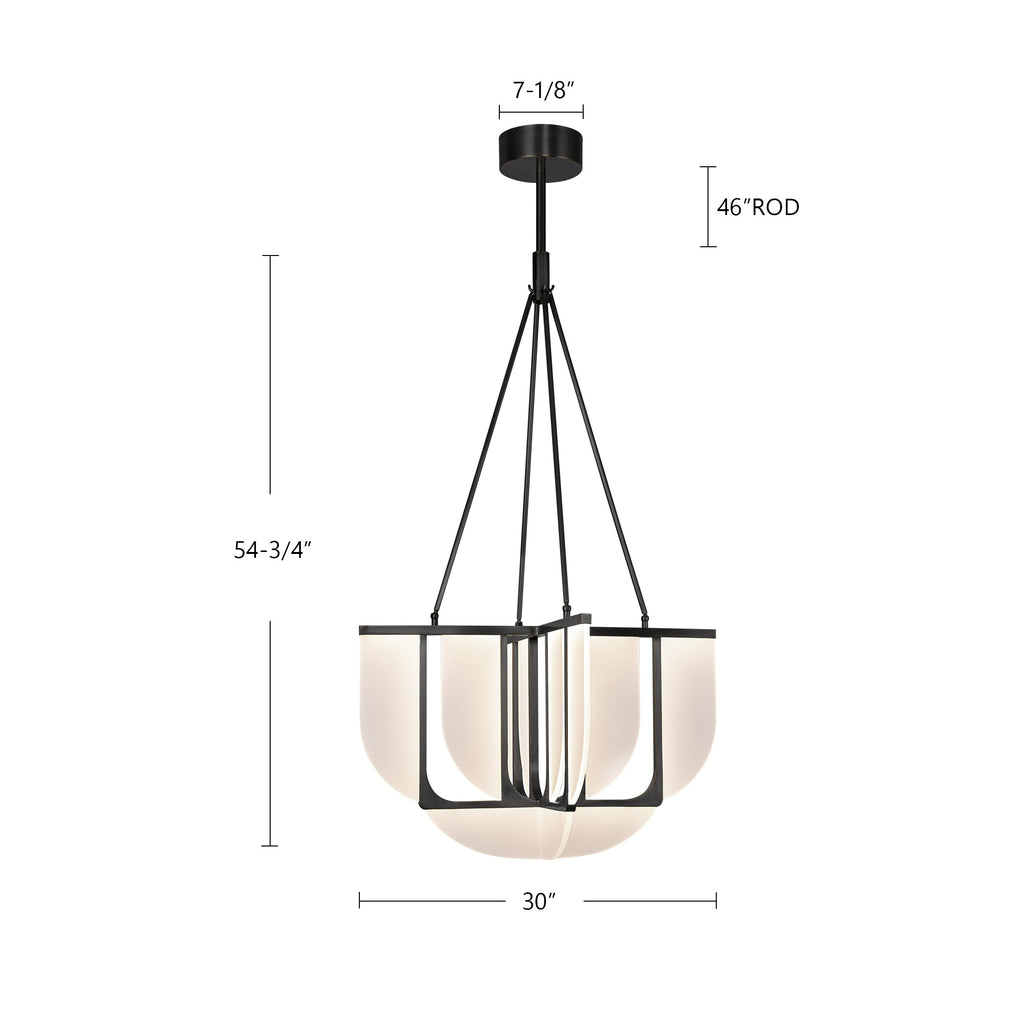 Anders 30-in Chandelier